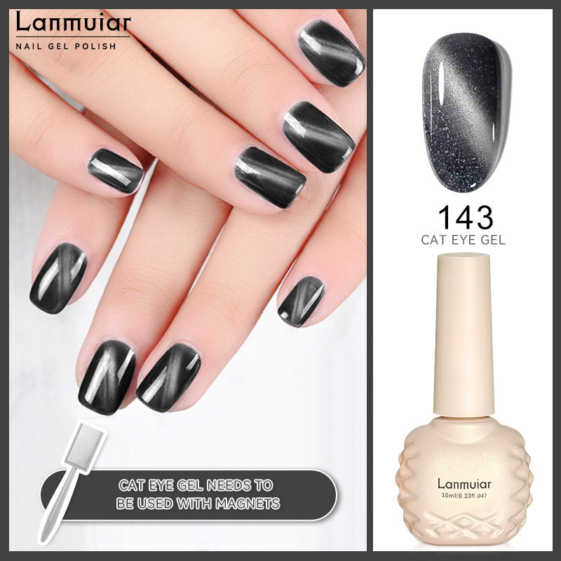 Vibrant Metallic Cat Eye Nail Enamel