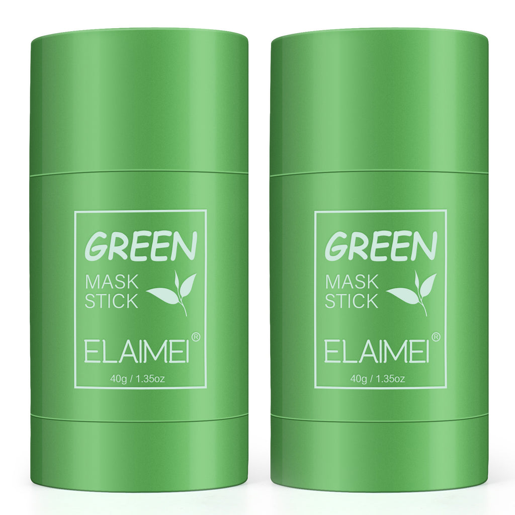 ELAIMEI Green Tea Solid Mask for Oil Control & Deep Clean