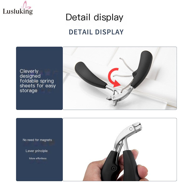 Premium Black Precision Nail Clipper