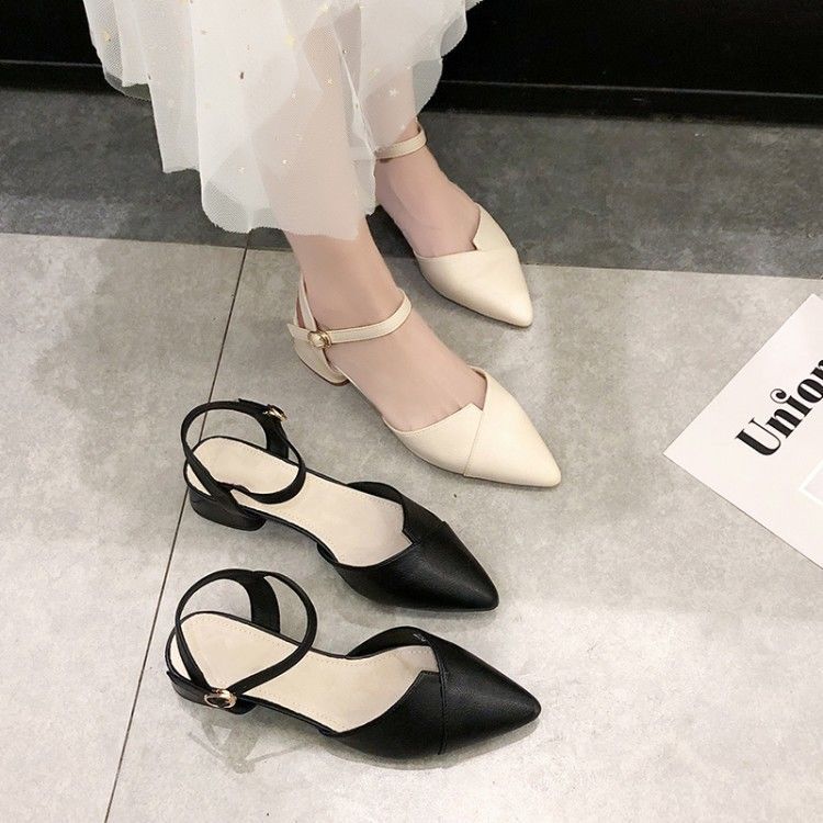 Summer Pointed Toe Baotou Sandals for Women