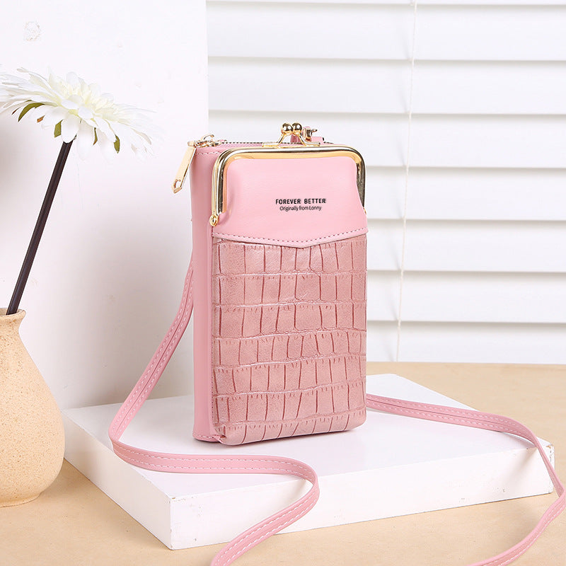 Lonny Women's Crocodile Pattern Crossbody Phone Bag