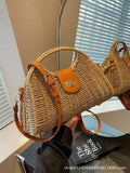 Trendy Woven Straw Bag for Women - Beach & Vacation