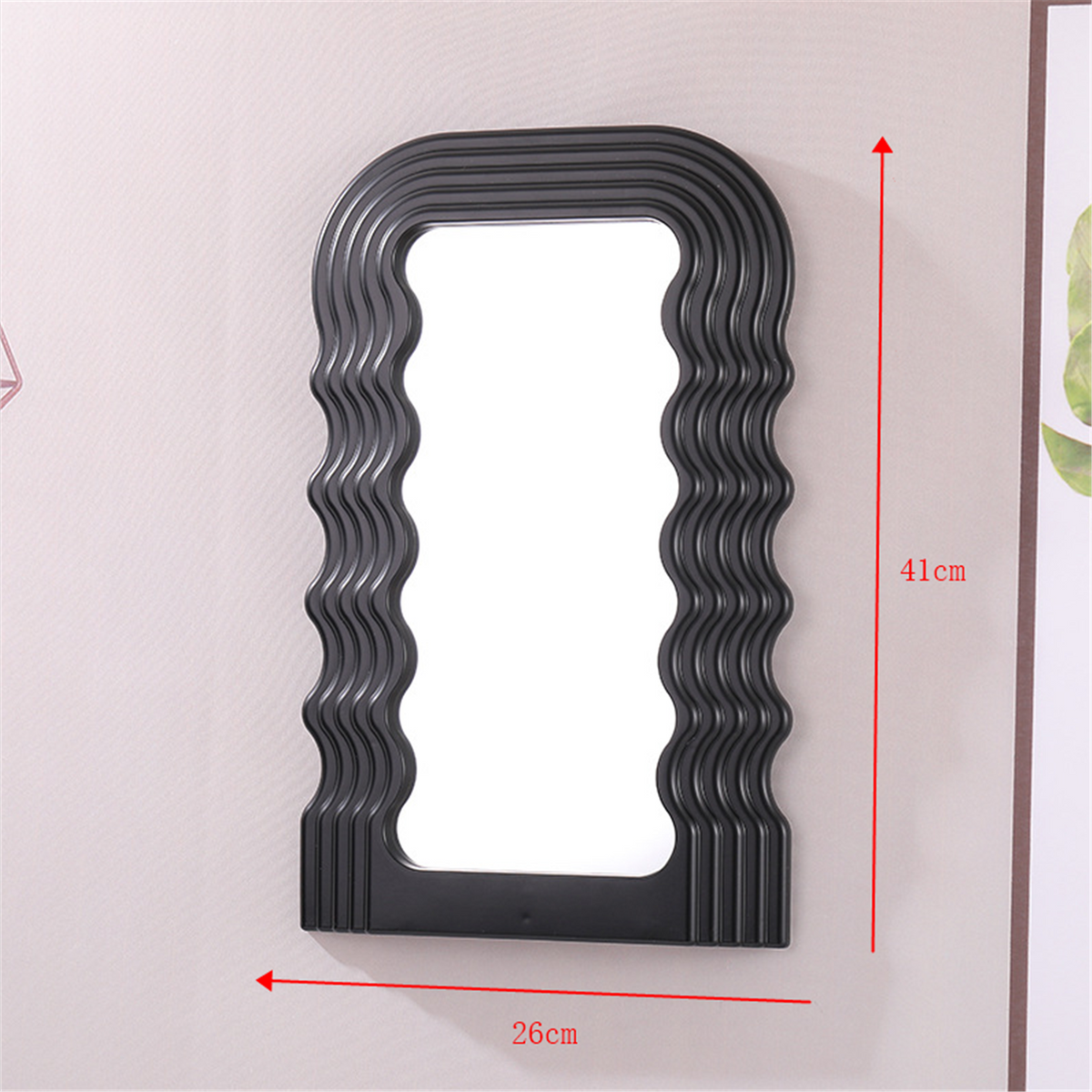 Wave Elegance Makeup Mirror