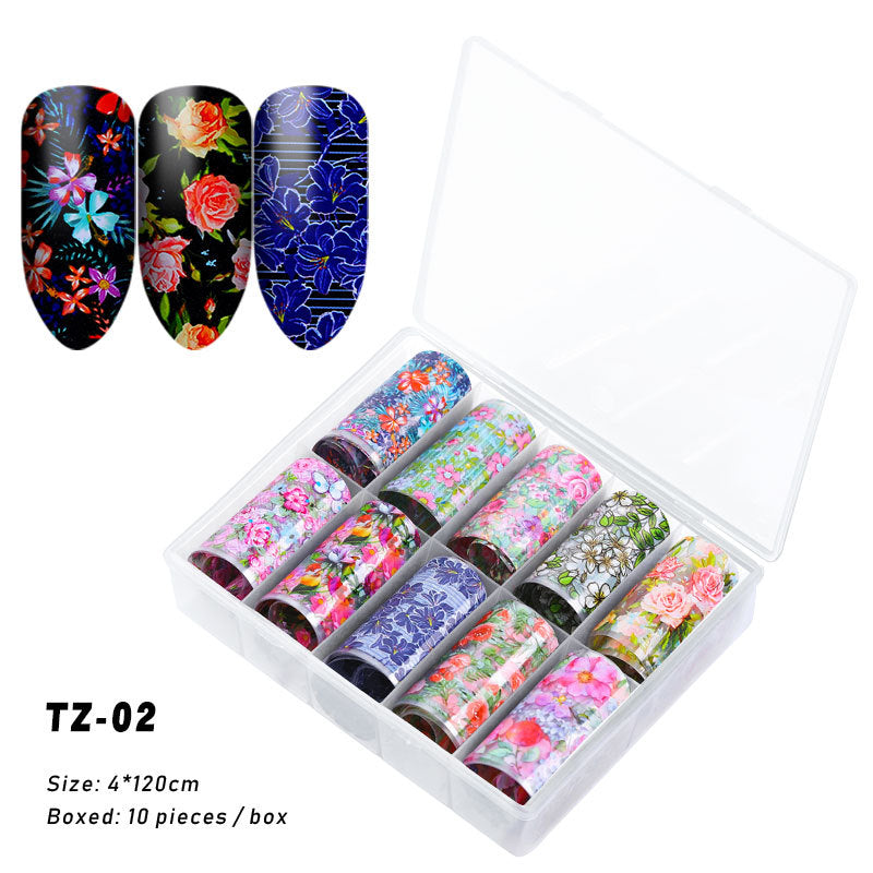 2020 New Nail Art Transfer Stickers - Starry Laser