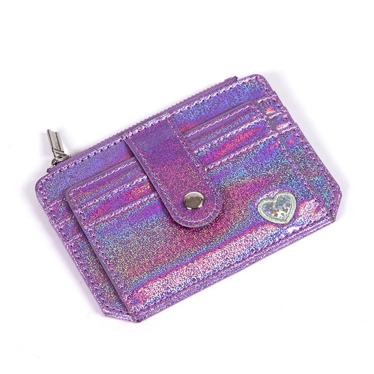 Elegant Heart Embroidered Purse