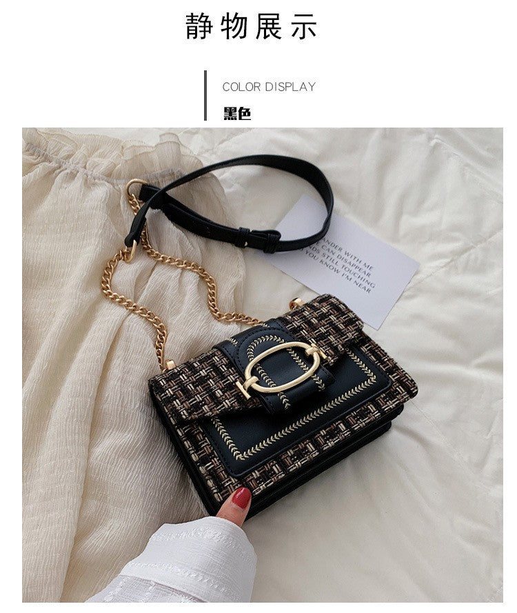 Spring 2024 Women's Casual Chic Cotton Linen Shoulder Bag