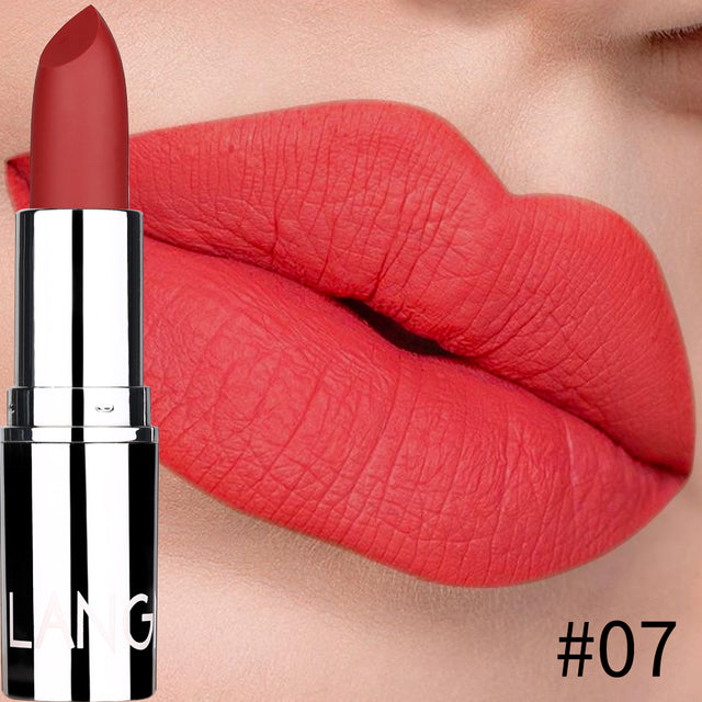 Elegant Silver Matte Lipstick Collection