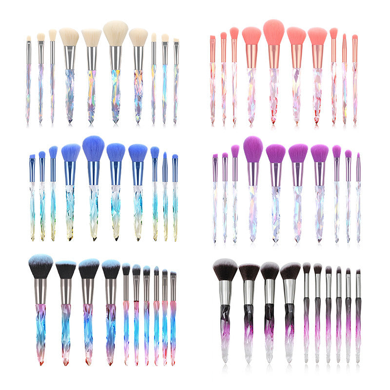 Elegant Crystal Diamond Brush Collection