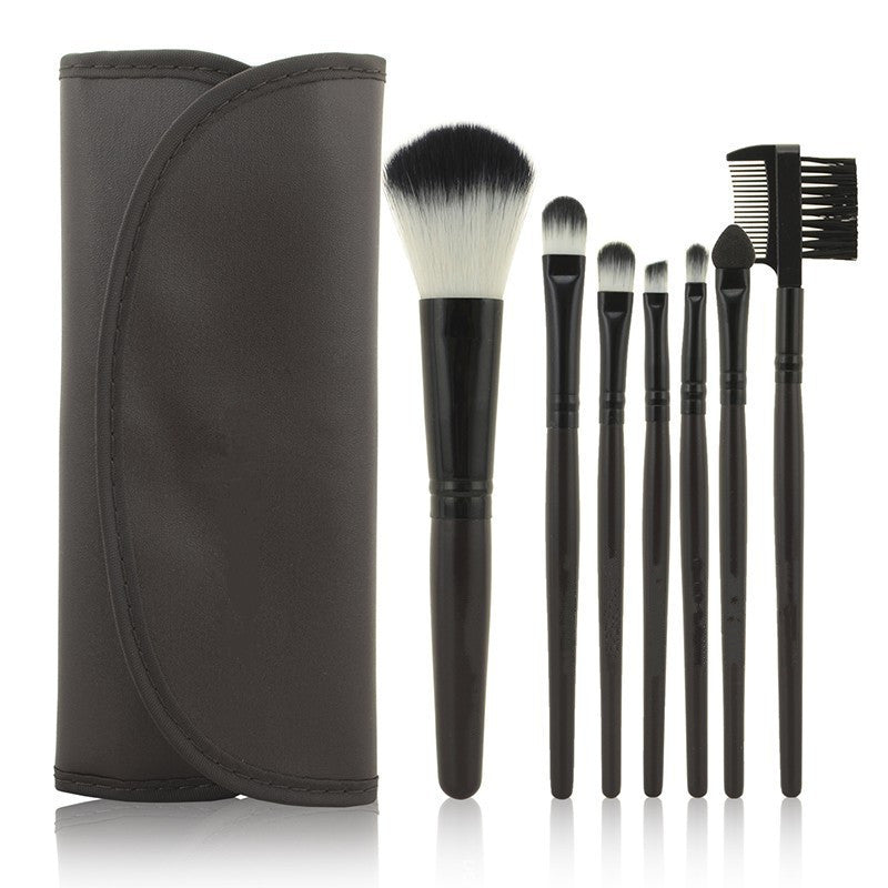 Elegant Seven-Piece Brush Collection