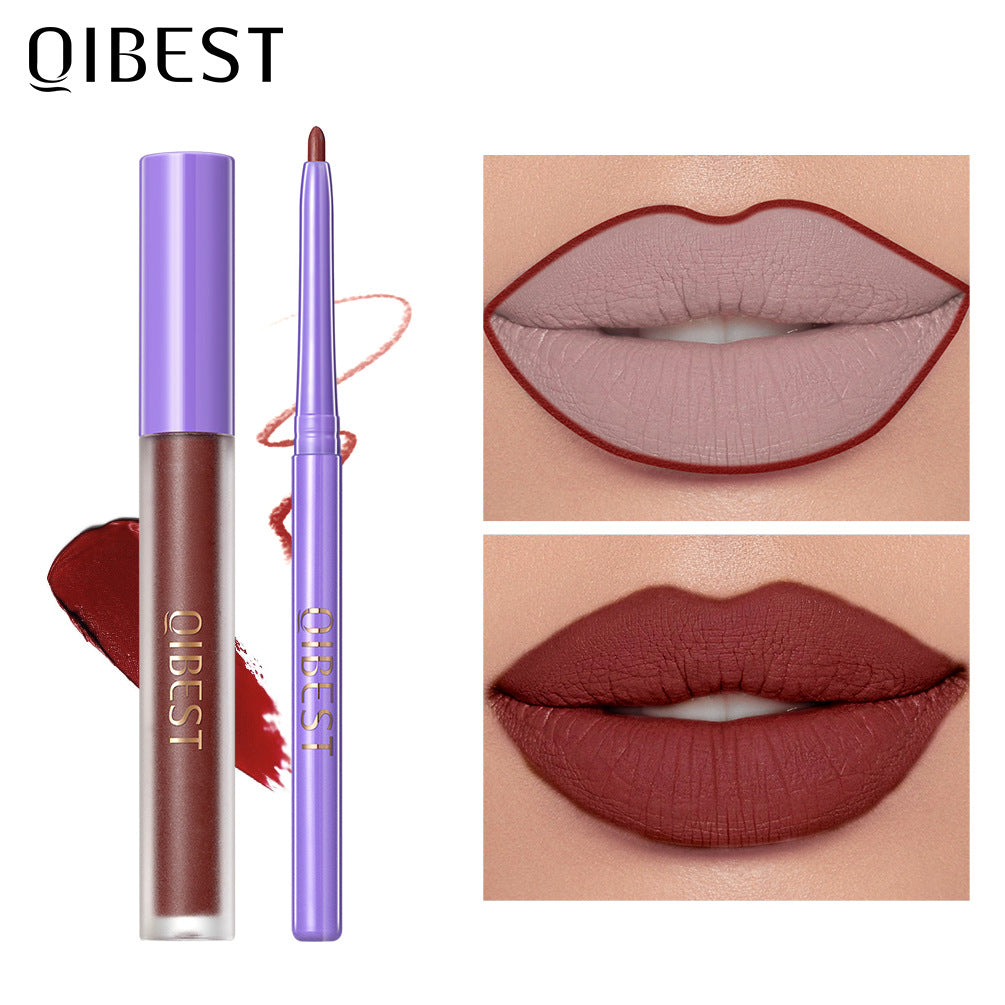 QIBEST Matte Elegance Lip Kit