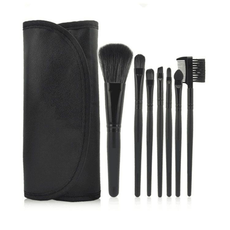 Elegant Seven-Piece Brush Collection