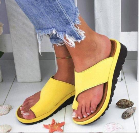 Chic Slip-On Wedge Sandals
