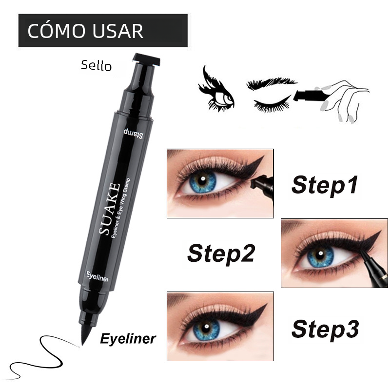 Elegant Dual-Tip Eyeliner Pen