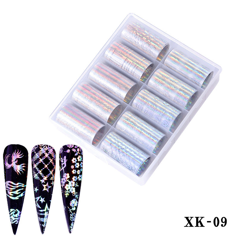 2020 New Nail Art Transfer Stickers - Starry Laser