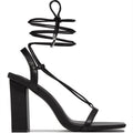 Chic Strap Leather Sandals