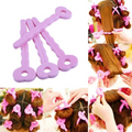 Heart-Shaped Sponge Hair Curling Iron Strips