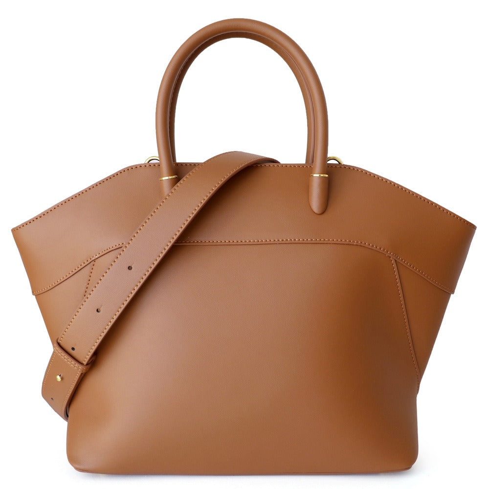 Portable Wings Style Cowhide Tote Bag