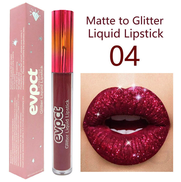 Elegant 15-Shade Glitter Lipstick Ensemble