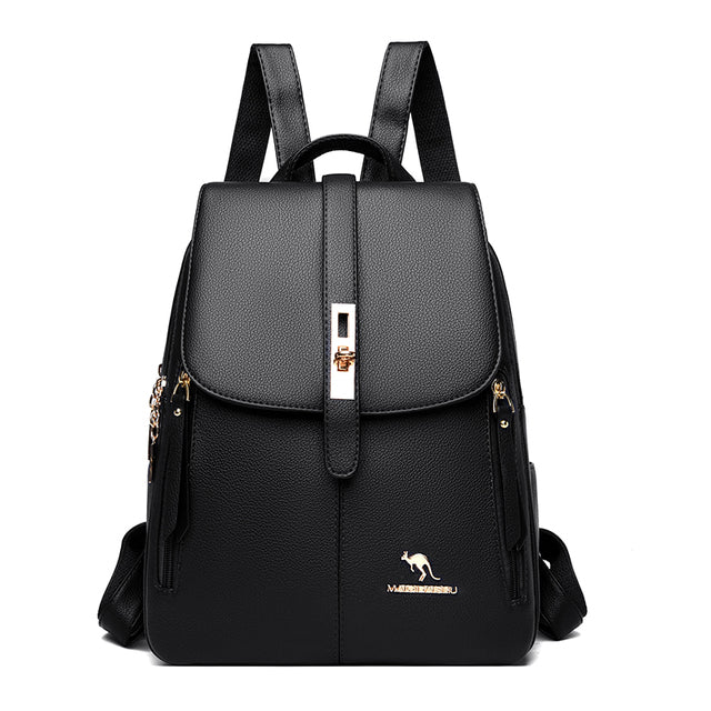 Chic Voyager Women's Leather Backpack