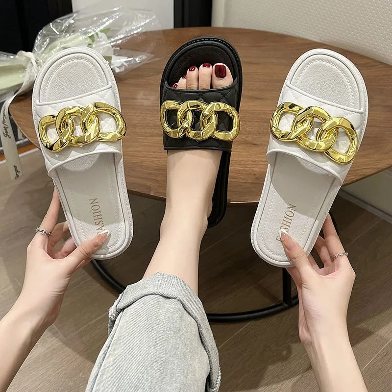 Elegant Beachside Comfort Sandals