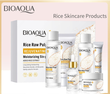 BIOAOUA Rice Essence Radiant Skin Set