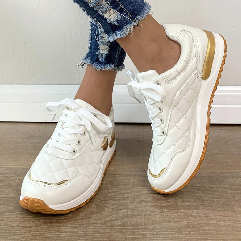 Elegant Quilted Casual Trainers