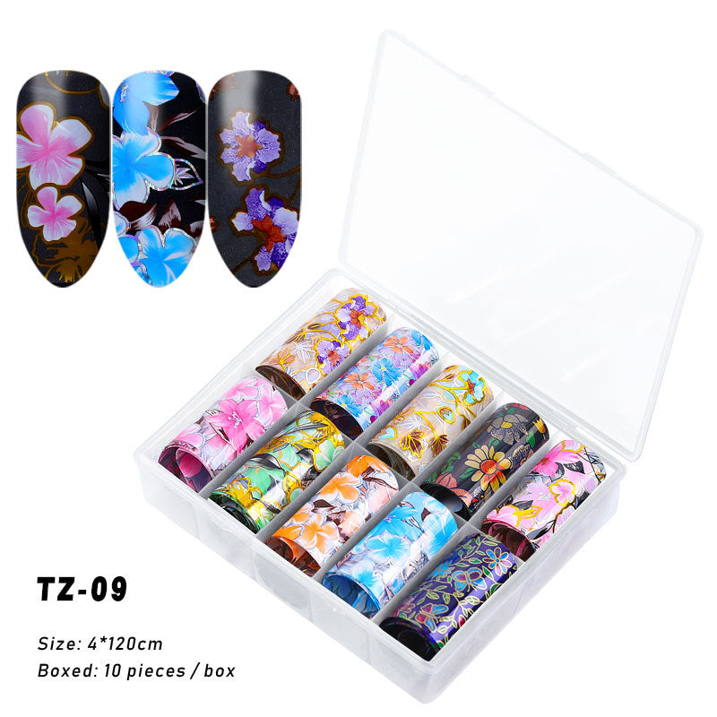 2020 New Nail Art Transfer Stickers - Starry Laser