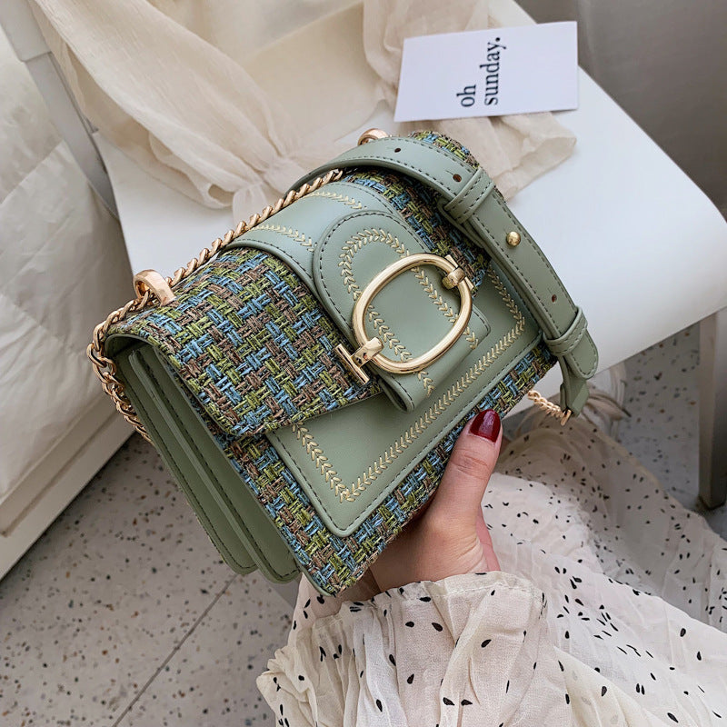 Spring 2024 Women's Casual Chic Cotton Linen Shoulder Bag