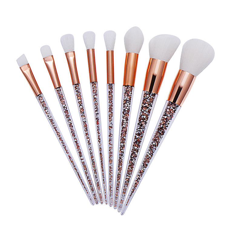 Elegant 8-Piece Cosmetic Brush Collection