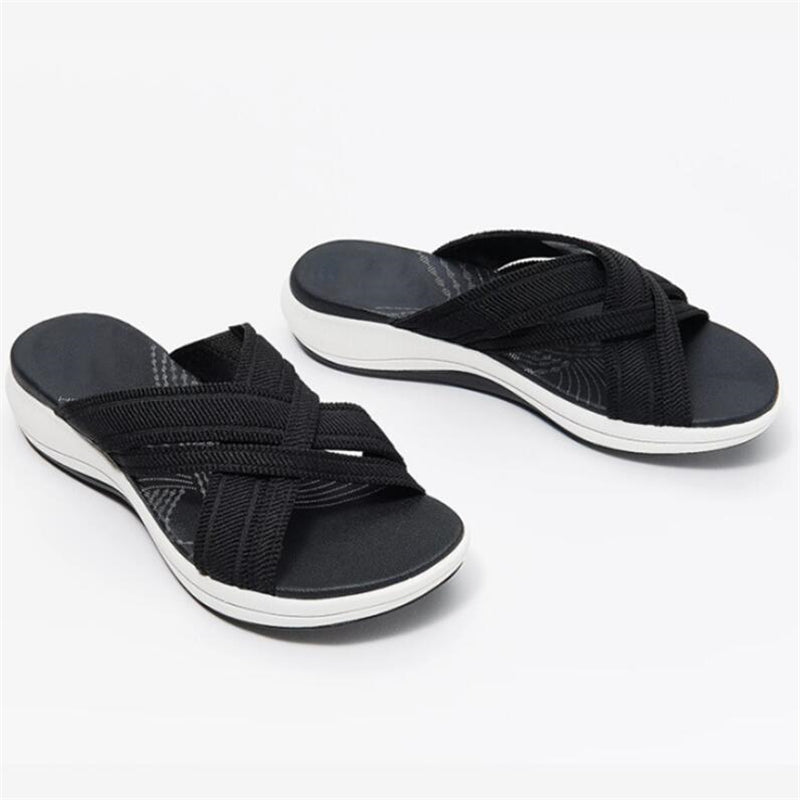 Elegant Plus Size Breathable Wedge Sandals