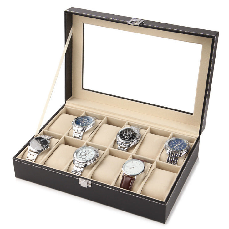 Wholesale PU Leather Watch Box for Display and Storage