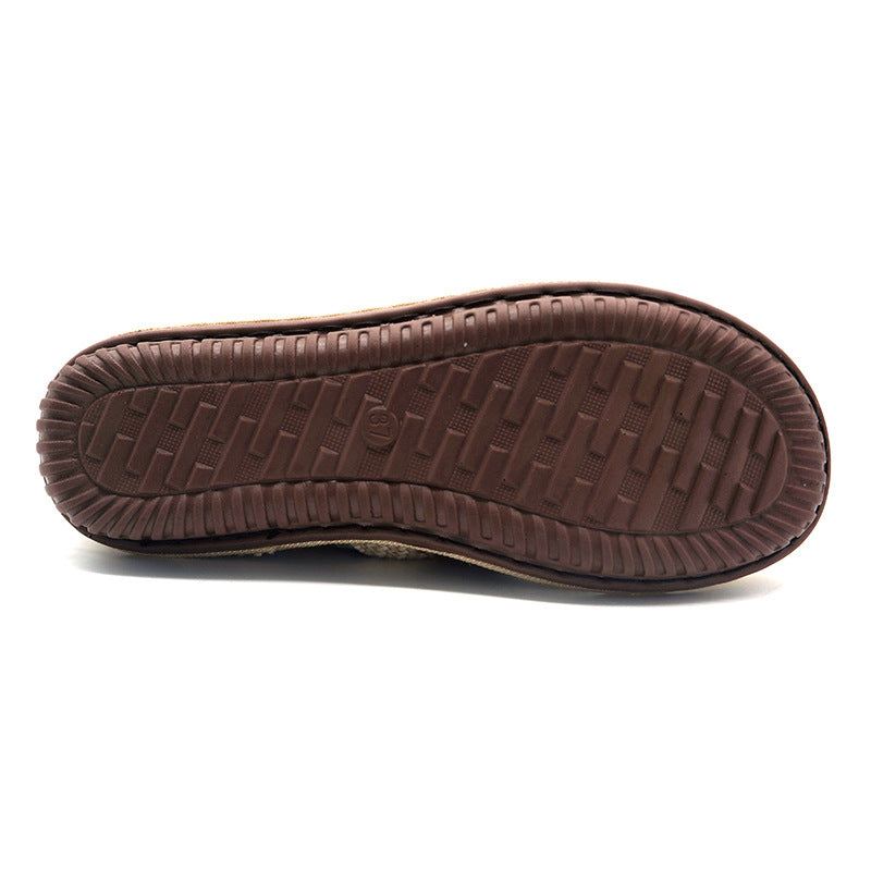 Beijing Embroidered Comfort Slides