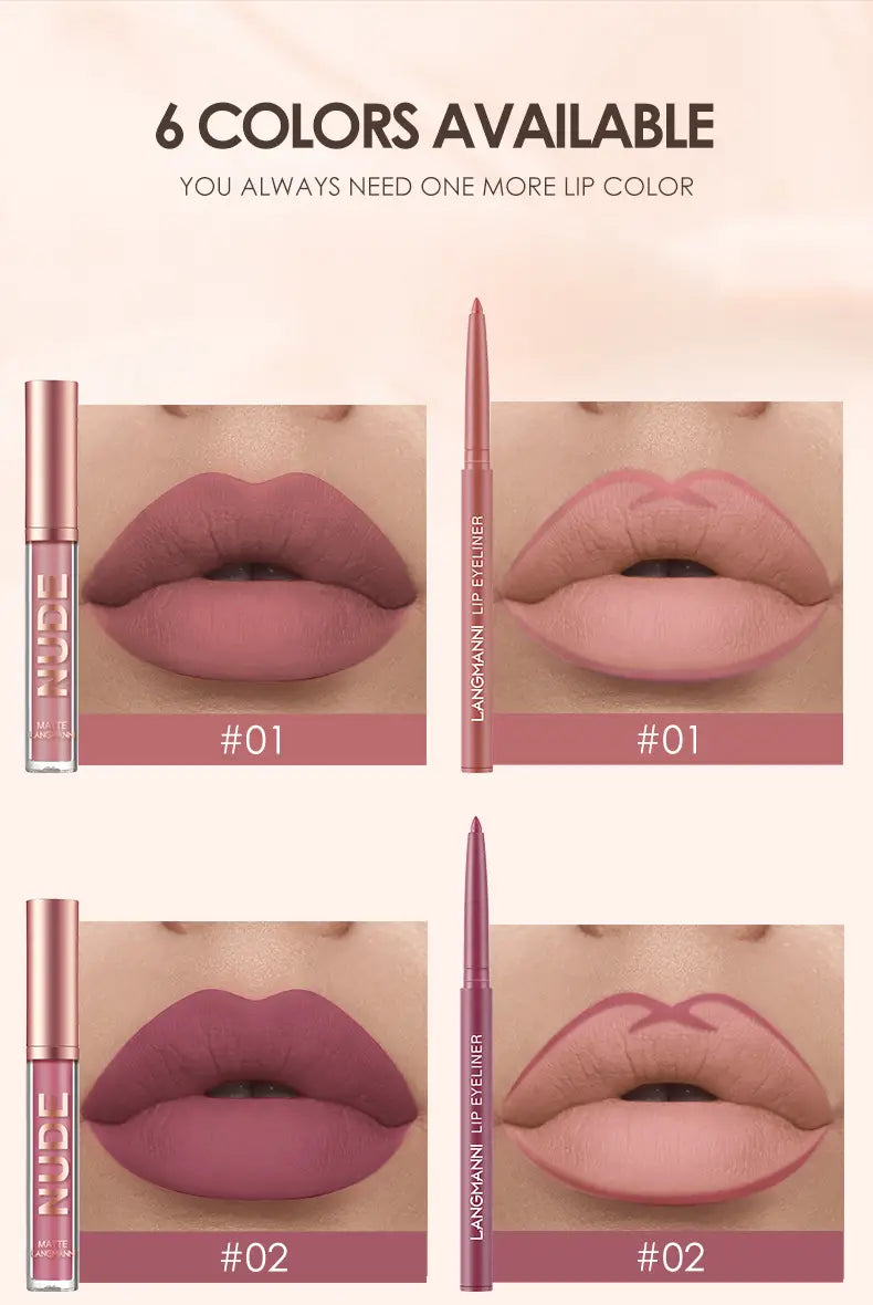 Elegant Matte Dual Lip Set