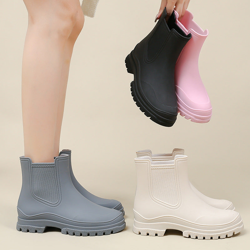 Women's Waterproof Non-slip Rubber Rain Boots