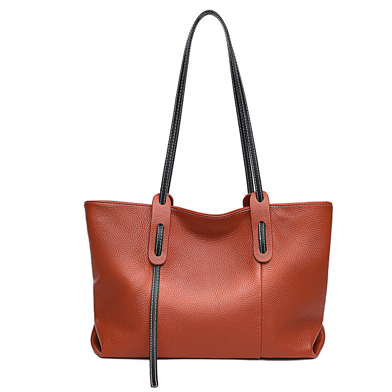 "2023 Women's Large Capacity Leather Tote Bag"