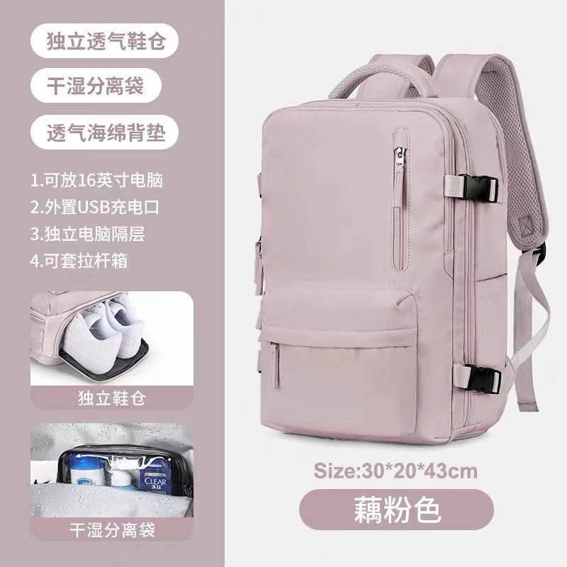 Large Capacity Waterproof Backpack for Moms and Travel