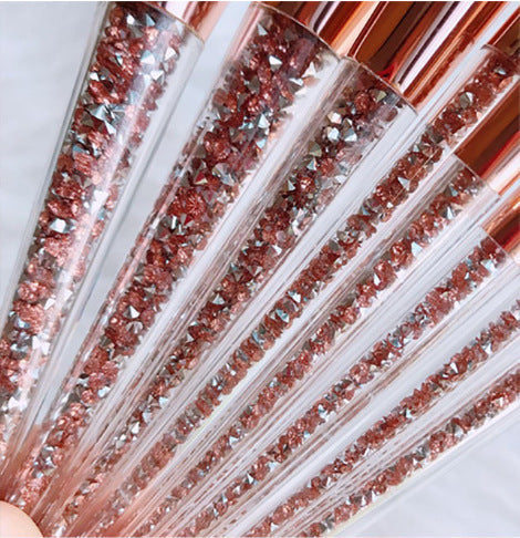 Elegant 8-Piece Cosmetic Brush Collection