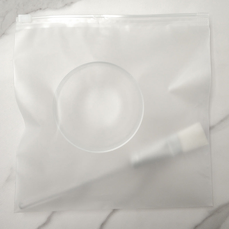 Clear Skincare Bowl and Brush Set