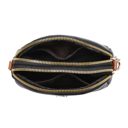 2022 New Women's Litchi Pattern Large Capacity Shoulder Bag