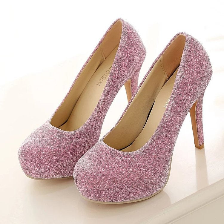 Elegant Crystal High Heels