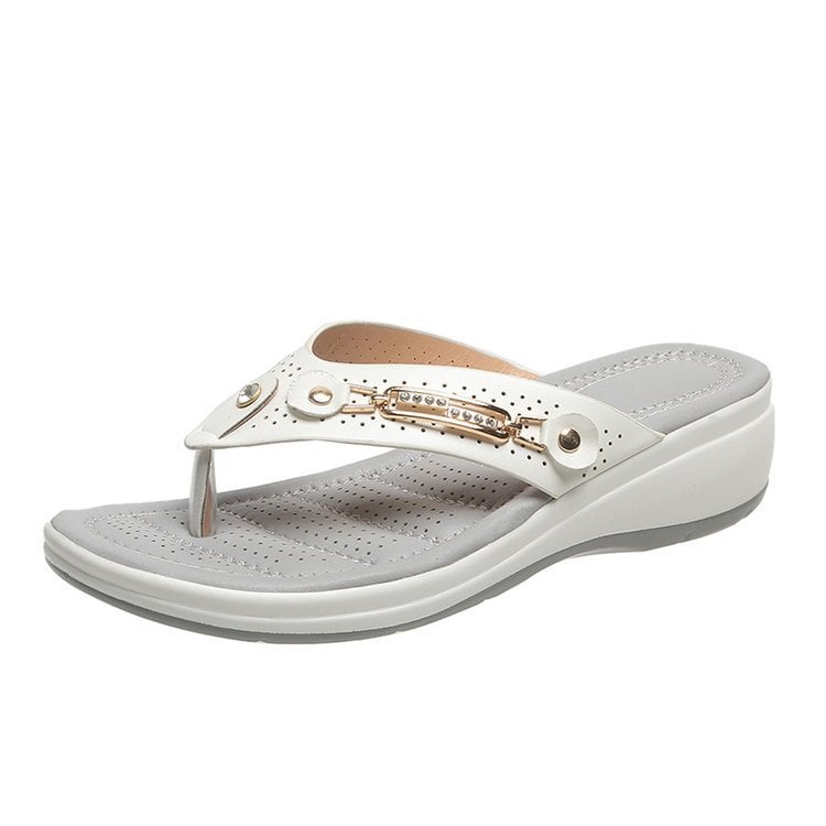 Elegant Beach Wedge Sandals