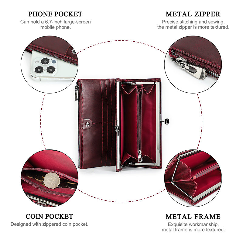 Luxury Security Bifold Women's Wallet