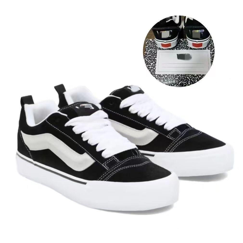 2023 New VANS Plus Size Embroidered Canvas Sneakers