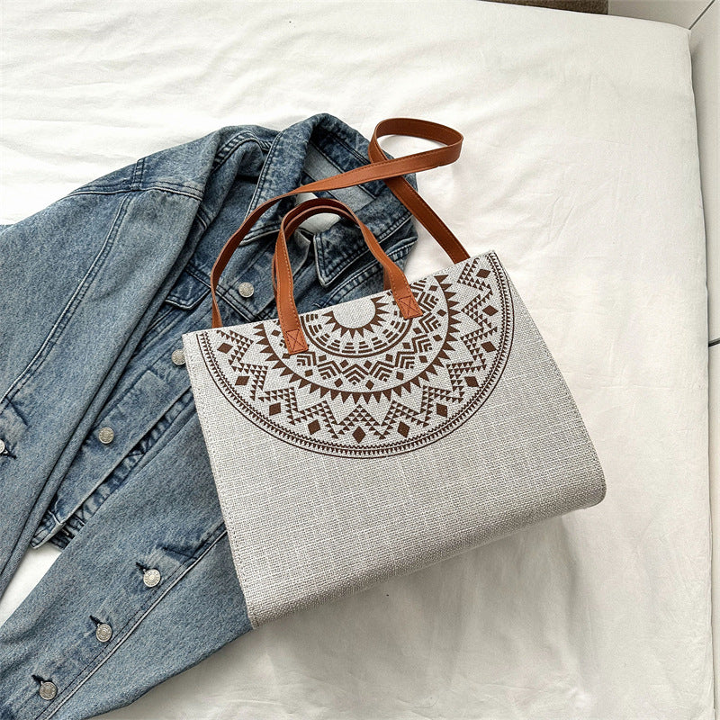 Elegant Japanese Canvas Tote