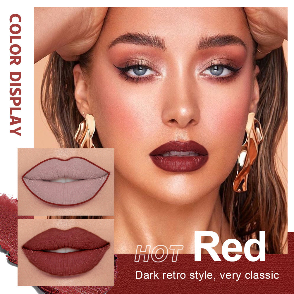 QIBEST Matte Elegance Lip Kit