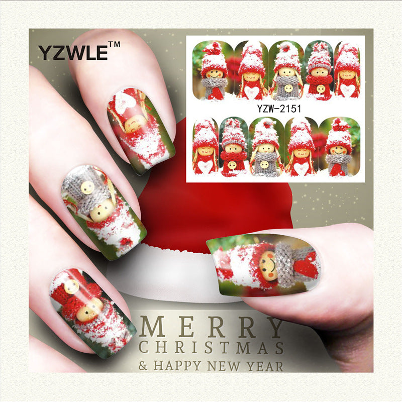 Festive Fingertips Christmas Nail Decals