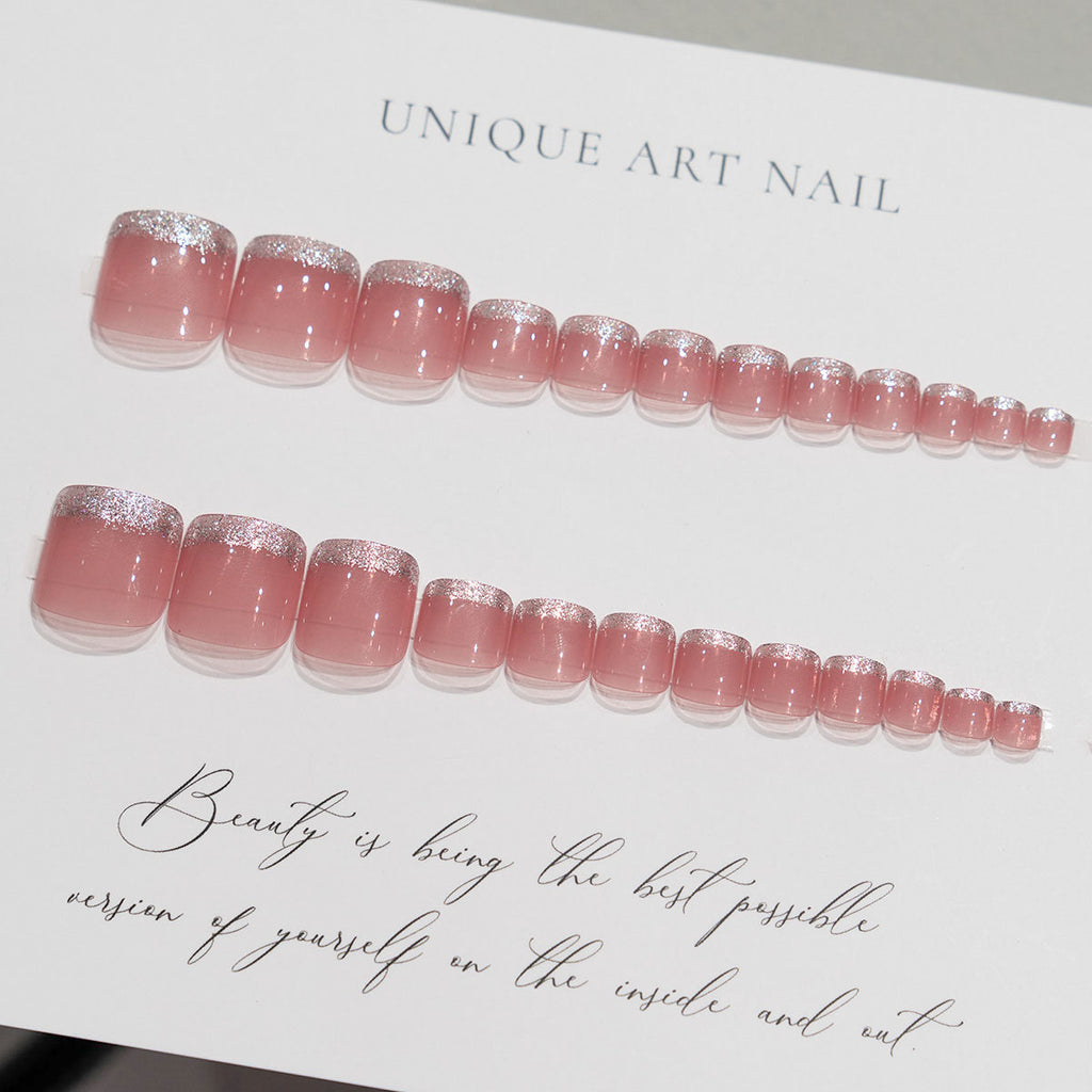 Glittering Summer Pedicure Stickers