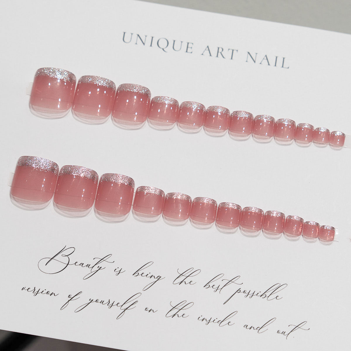 Glittering Summer Pedicure Stickers