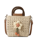 2022 Fashion Woven Paper Rope Handbag - Casual Shoulder Bag