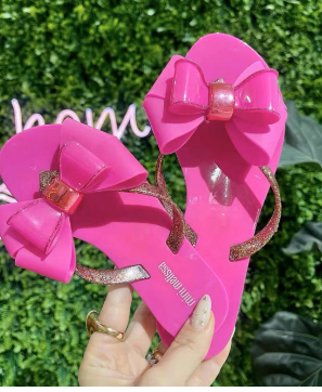 Elegant Floral Beach Sandals